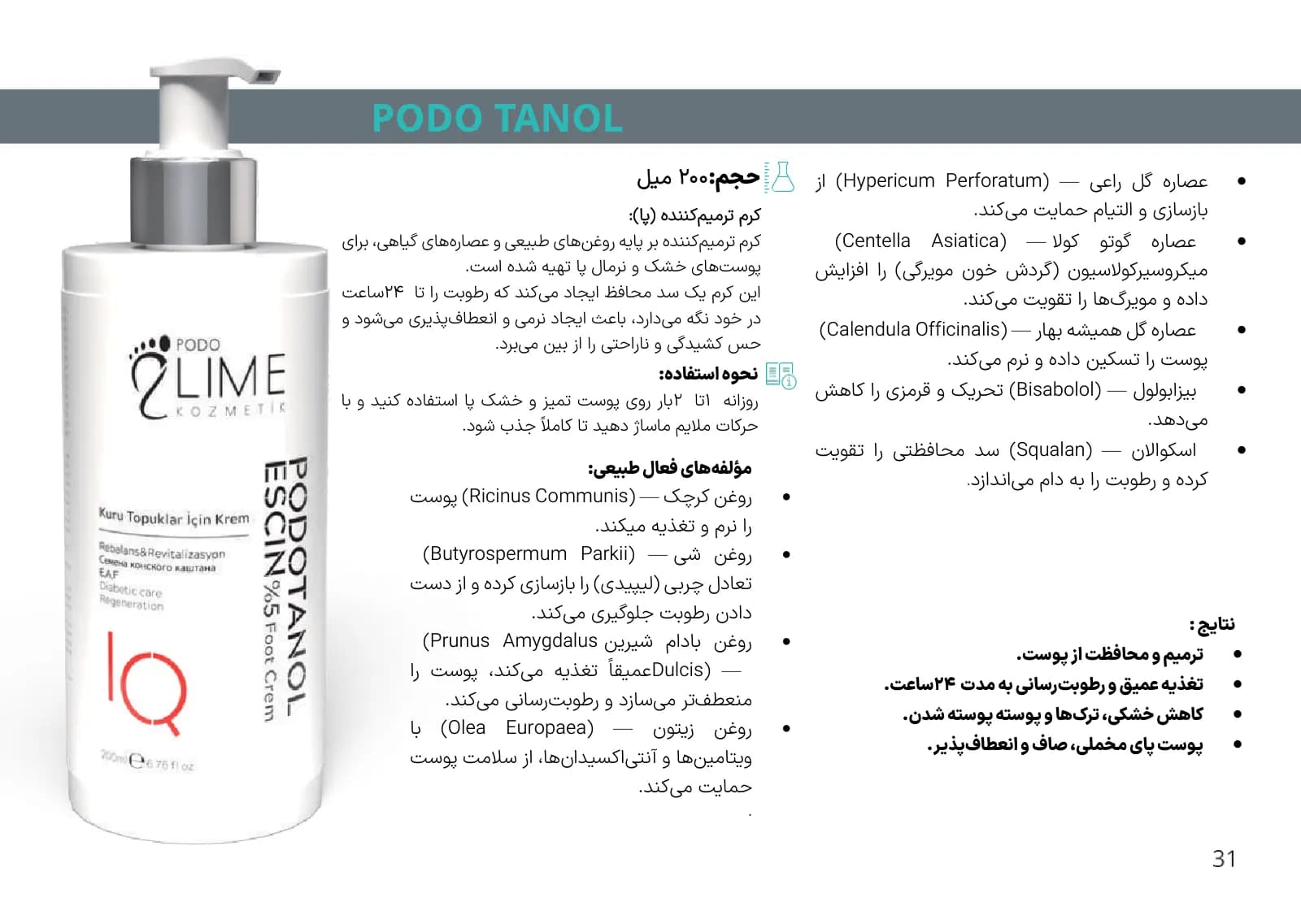 صفحه ۳۱ کاتالوگ پودولایم